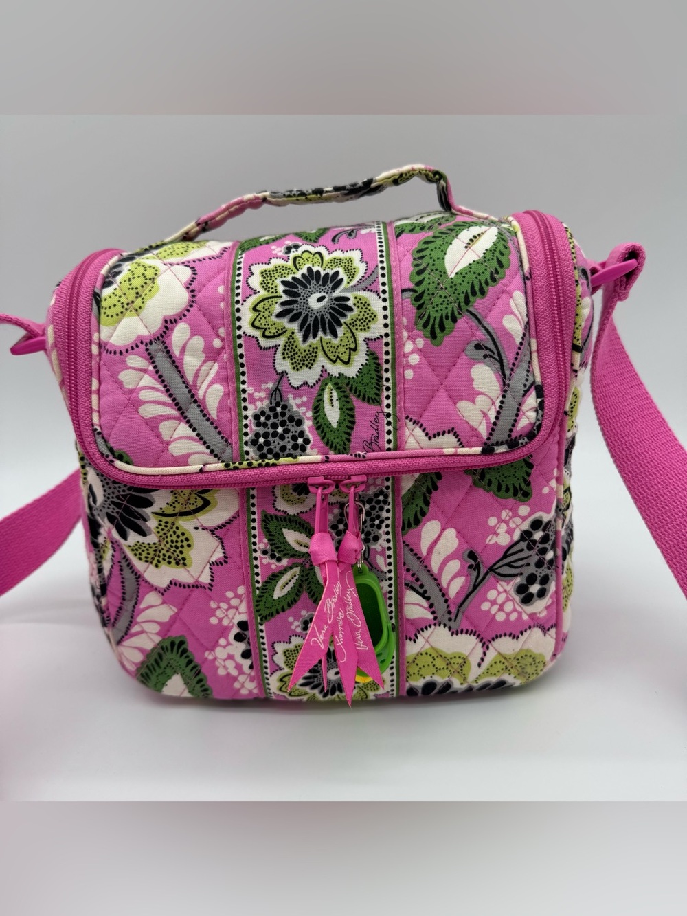 Vera Bradley Insulated Mini Lunch Cooler Floral Design Pricilla Pink